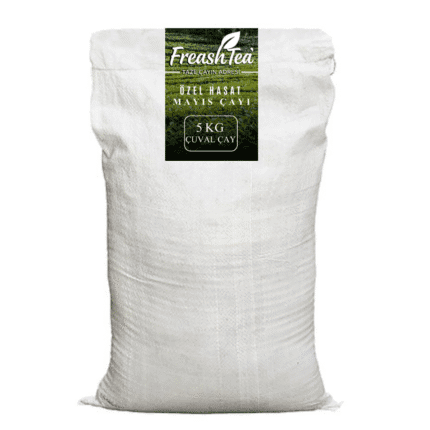 Freash Tea 5 KG özel hasat Mayıs çayı – taze çay çuval paketi